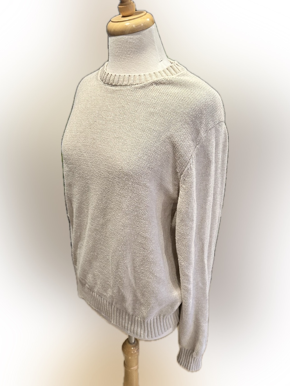 St. John's Bay Light Cream Crewneck Sweater